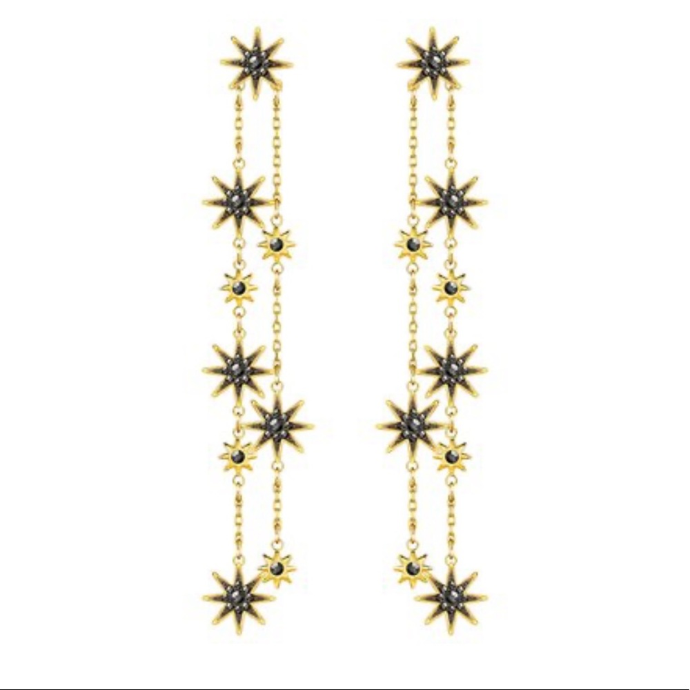 Swarovski - firework earrings